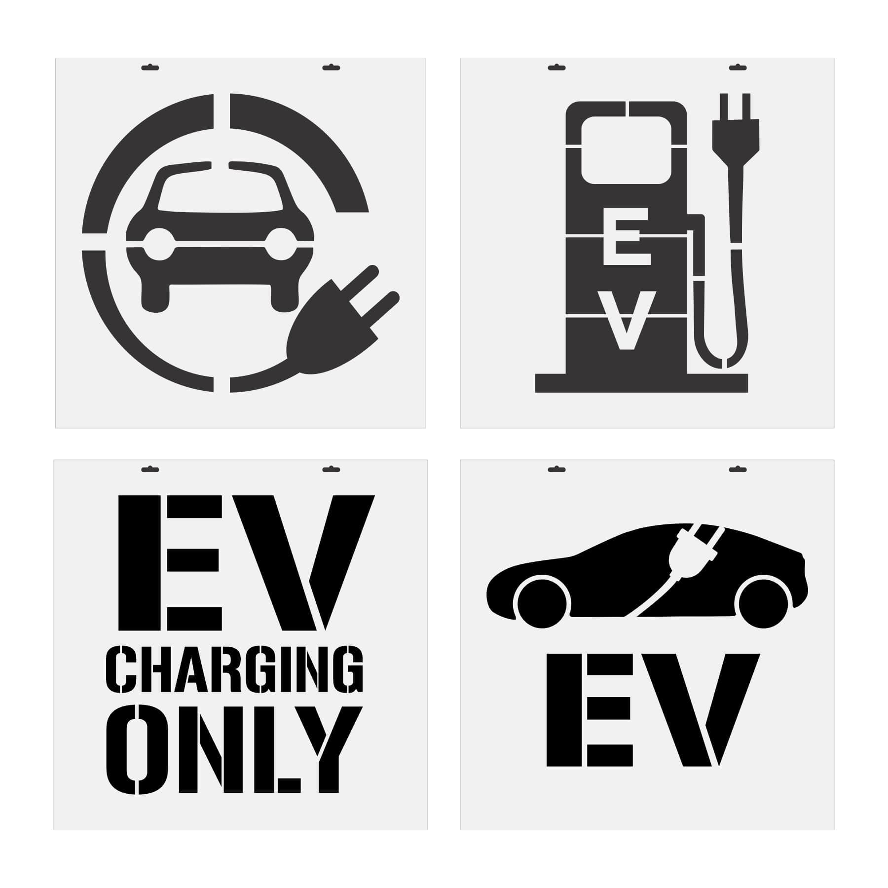 EV-Charge-Station-Stencils